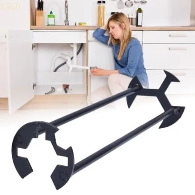 Hardware Basin Wrench Multifunctional Sink Plumbers Wrench Sink Wrench Toilets - Image 1 of 4