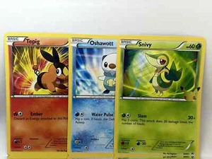 Pokemon First Partner Pack Unova Set JUMBO Tepig Snivy Oshawott - Picture 1 of 1
