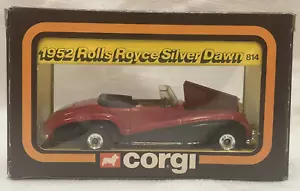 Vintage Corgi 1952 Rolls Royce Silver Dawn 814, 1/43 Scale Diecast Model Car - Picture 1 of 11