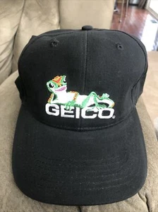Gorra de béisbol negra GEICO Gecko con tirantes - Imagen 1 de 3