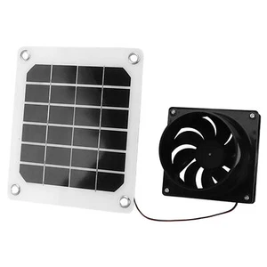 Solar Exhaust Vent Fan 20W Solar Powered Panel Ventilation Fan For Chicken Coop - Picture 1 of 12