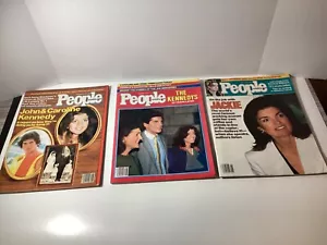 (3) Vintage People Magazine John Carolyn Jackie Kennedy JFK 1981, 1983, 1984 - Bild 1 von 11