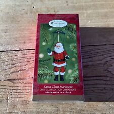 2001 Hallmark Santa Claus Marionette Ornament  Club Edition Keepsake New
