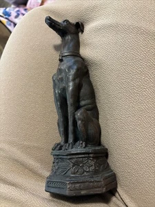 Statua Levriero/Whippet Bronzo 9" - Foto 1 di 6