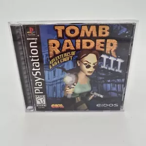 Tomb Raider III Sony Playstation PS1 Complete in Box CIB Tested - Picture 1 of 3
