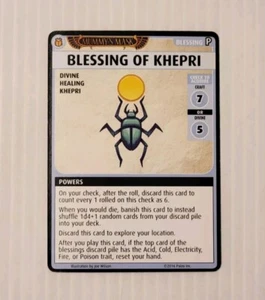 Pathfinder Blessing of Khepri Promo Abenteuer Kartenspiel Mummy's Mask Power - Bild 1 von 2