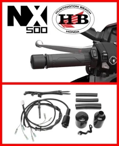 HONDA OEM 24-25 NX500 HEATED GRIPS + ATTACHMENT KIT 08T72-MLR-D00 08T70-MLR-D80 - Picture 1 of 1