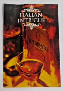 Italian Intrigue Amaretto 1960's booklet - Foto 1 di 1