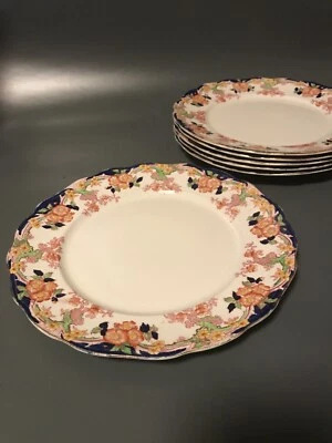 4 Beautiful John Maddock Antique Geisha Side Plates 9 Inch Royal Virtuous - image 1 of 4