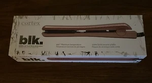 Cortex International Black Series Professional 1.25-Inch Rose Gold Flat Iron NEW - Picture 1 of 4
