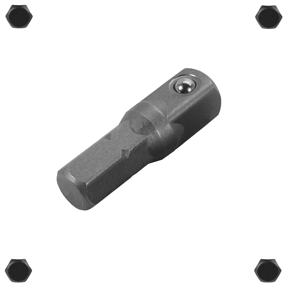 PROJAHN 1/4 Zoll Bit Adapter L25 mm für Stecknüsse 1/4 Zoll (15 2770)