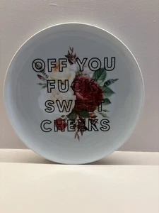 Ceramic Dinner Plate Or Wall Art ‘sweet Cheeks’ - Picture 1 of 4