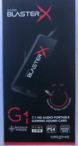 Sound Blaster X G1 7.1 Sound card - sealed - Picture 1 of 4