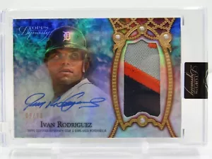 IVAN RODRIGUEZ 2022 TOPPS DYNATSY ENCASED PRIME PATCH AUTOGRAPH! #09/10! SSP! - Picture 1 of 2