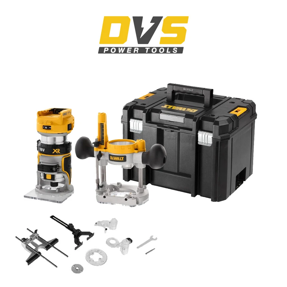 DeWalt DCW604NT Cordless 18V XR Li-ion 1/4" 6.35 Brushless Router Router Plunge - Image 1 of 1