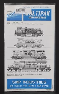 SMP 5829H HO Decalcomanie CP Unità e interruttori diesel canadesi Pacifico multipak - Foto 1 di 2