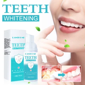 Tooth Whitening Toothpaste Foam Toothpaste Mint Mousse/Mouthwash Deep Cleaner - Picture 1 of 12