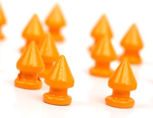 12MM 50 Sets Metal Tree Spikes and Studs Metallic Screw-Back for DIY Punk Leathe - Picture 1 of 5