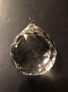 (4) 40mm (1-1/2") “Austrian Style” 30% Lead Crystal Prism Ball/Sphere/Chandelier - Picture 1 of 6