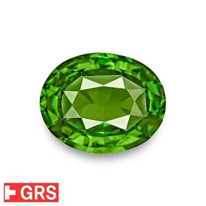 GRS Certified TSAVORITE GARNET 2.75 Ct. Natural Untreated EYE-CLEAN Spring Green - Picture 1 of 7