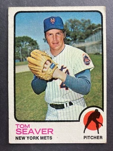 1973 Topps #350 Tom Seaver (Mets de Nueva York) ¡Salón de la fama! (A) - Imagen 1 de 2