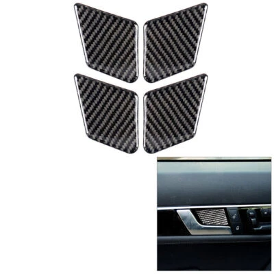 Отделка крышки чаши дверной ручки из углеродного волокна для Mercedes-Benz класса C E W204 W212 - Изображение 1 из 4