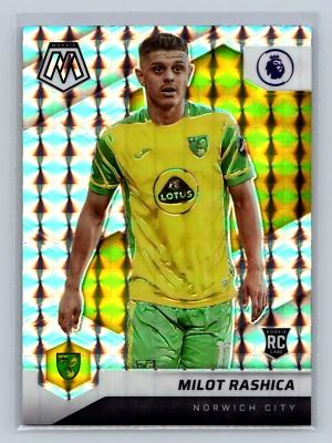 2021-22 Mosaic Premier League #98 Milot Rashica Mosaic Prizm Norwich City Rookie - Image 1 of 2