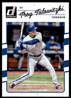 2017 Donruss Baseball Card Troy Tulowitzki Toronto Blue Jays #169 - Image 1 of 2
