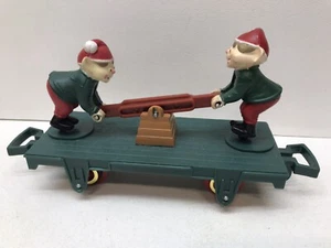 NorthPole Christmas Elf Pump Car Animated Part for Toy State Train Set 1994 - Bild 1 von 7