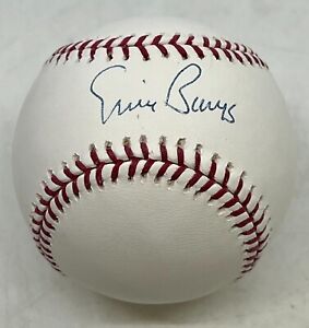 Ernie Banks HOF Chicago Cubs Signed OML Baseball PSA/DNA AUTO