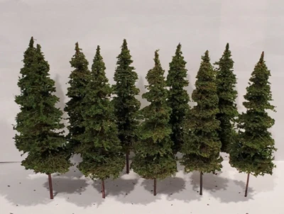 MOOSE CREEK TREES - Fir / Pine Trees (6" x 10 Trees) Model Trees - HO N Z Scale - Image 1 of 4