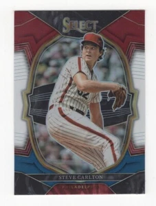 2023 PANINI SELECT BASEBALL TRI-COLOR PRIZM STEVE CARLTON PHILLIES #95 - Picture 1 of 2