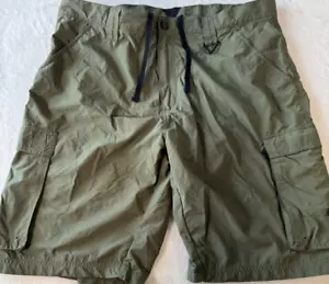 Boy Scouts of America Cargo Shorts Mens Adult L Green Centennial Uniform Nylon - Picture 1 of 12