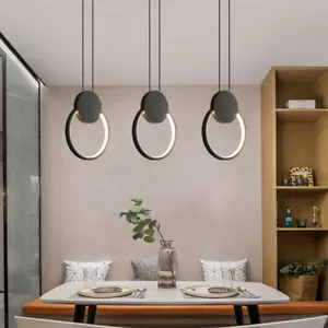 3X Kitchen Pendant Lighting LED Pendant Light Bedroom Lamp Hotel Ceiling Lights - Picture 1 of 12