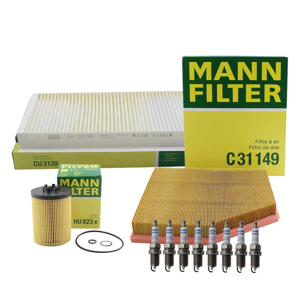 Kit de servicio de filtro Mann para BMW 550i Foto 1 de 2
