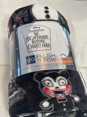 Nueva manta de felpa de gran tamaño The Big One Pesadilla antes de Navidad Disney Foto 1 de 3