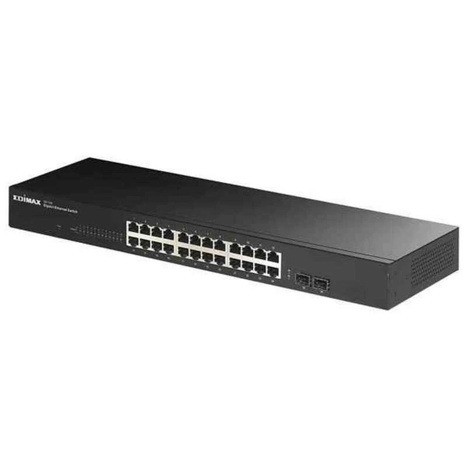 Schalter für das Netz mit Schaltschrank Edimax GS-1026 V3 Gigabit Ethernet 52 - Bild 1 von 3