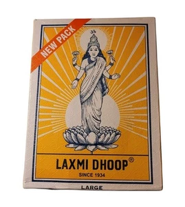 Laxmi Dhoop Sticks Master Pack 12 Box mit 8 Sticks/ea Surya Devya US-Verkäufer - Bild 1 von 14