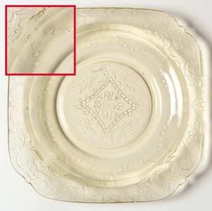 Plato de pan y mantequilla ámbar Federal Glass Madrid 124470 - Imagen 1 de 1