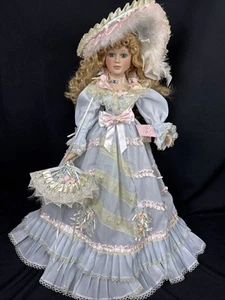 Porcelain Doll By Niecee Kay 0379/3000 With Box - Picture 1 of 8