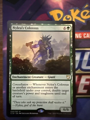 1x Nylea's Colossus NM-Mint, English Commander 2018 MTG Magic - Image 1 of 2