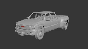 1:25 scale 3D printed 03 GMC Sierra 3500 dually truck kit - Picture 1 of 6