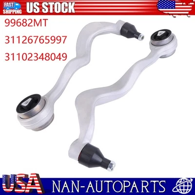 For 2004-2011 BMW 645Ci 650i M6 Front Left Right Lower Forward Control Arms Set - Image 1 of 4