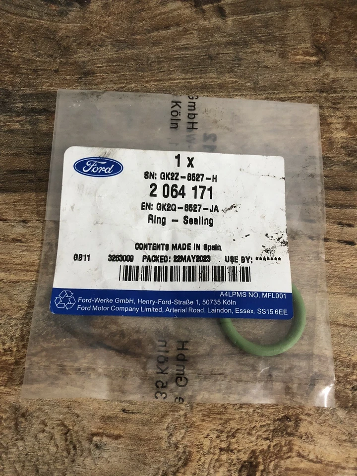GENUINE NEW FORD KUGA MK3 Turbo Tube O-Ring | 2064171 GK2Q-8527-JA - Image 1 of 2