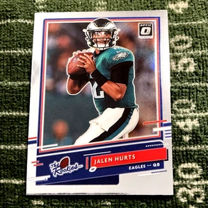 2020 PANINI OPTIC THE ROOKIES JALEN HURTS CHROME TR-JAH - Picture 1 of 2