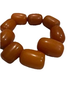 Huge Large Vintage Natural Butterscotch Beads for Necklace 79 grams - Picture 1 of 3