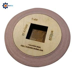 500pcs Copper Sheathing 48/75/96 Hull plate pre-glued tap Wooden Ship Model aa - Picture 1 of 6