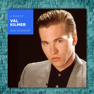 Val Kilmer 2026 Wall Calendar, 12-Month Celebrity Fan Gift for Wall - Picture 1 of 4