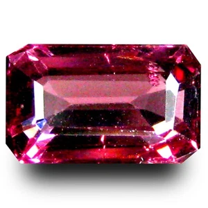 Granate rodolita rojo rosado 1,22 ct AAA+ forma octágona incomparable (8 x 5 mm) - Imagen 1 de 1