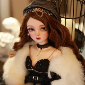 1/3 BJD Puppe 24 Zoll Höhe Mädchen Puppe mit handgefertigtem Kleid Schuhperücken Komplettset Spielzeug - Bild 1 von 8